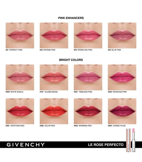 givenchy le rose perfecto intense pink|givenchy lip balm price.